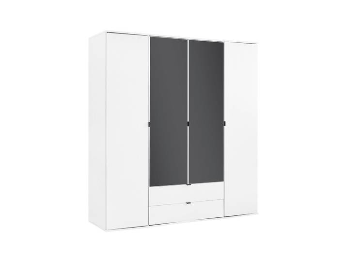 Drehtürenschrank 181/194/53 cm Weiss