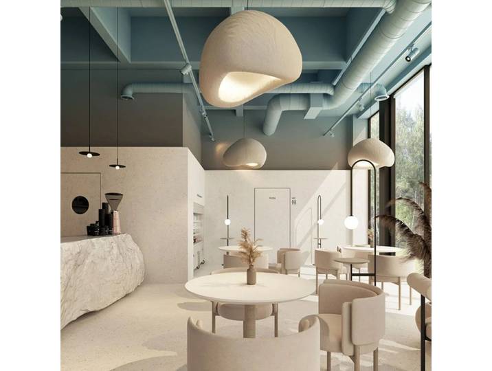 Lampe LED Suspendue au Design Nordique Moderne, Luminaire Décoratif d'Nik, Idéal pour des Escaliers