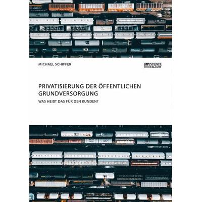 Privatisierung der öffentlichen Grundversorgung. Was heißt das für den Kunden?, Taschenbuch von Michael Schiffer, ScienceFactory, 978-3-95687-200-6