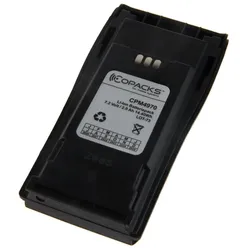 Copacks Li-Ion Akku passend für Motorola DP1400 CP140 CP040 - 7,2 V 2000 mAh, Walkie Talkie Zubehör