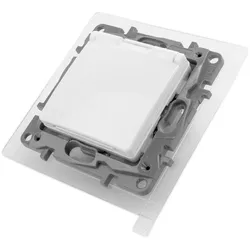 Unterputz Steckdose wasserdicht NILOE 2P+Z IP44 mit Klappdeckel Weiß 16A 250V Legrand 764537