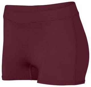 Augusta Sportswear 1233 Girls Dare Shorts in Maroon size Medium   Polyester/Spandex Blend