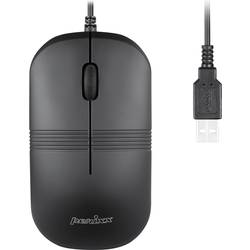 Perixx PERIMICE-503 B Maus Kabelgebunden Optisch Schwarz 1600 dpi Wasserfest (IPX7) 11419
