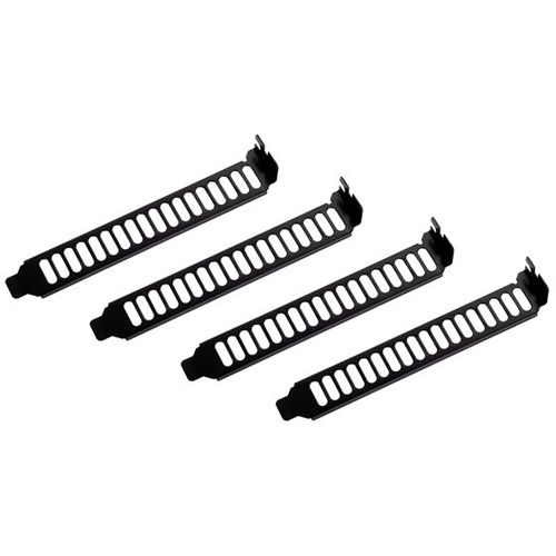 Silverstone Aeroslots schwarz Slotblech für Gehäuse (SST-Aeroslots-B)