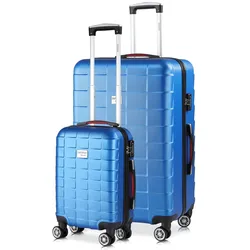 Hartschalenkoffer-Set 2-tlg Exopack Blau ABS