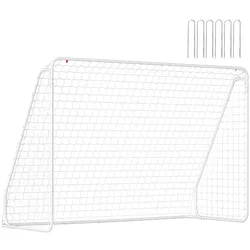 HOMCOM Fußballtor für Jugendliche & Erwachsene 301 x 120 x 200 cm Fußball Tor