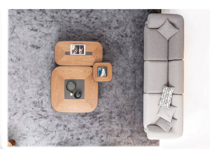 JVmoebel Big-Sofa Graues Fünfsitzer Sofa mit Polyätherschaum-Polsterung, 3 Teile, Made in Europa