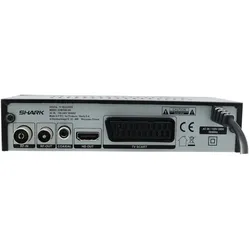 Manta DVBT005-SH Tuner for TV DVBT-T2/HEVC SHARK (DVB-C, DVB-T, DVB-T2), TV Receiver, Schwarz