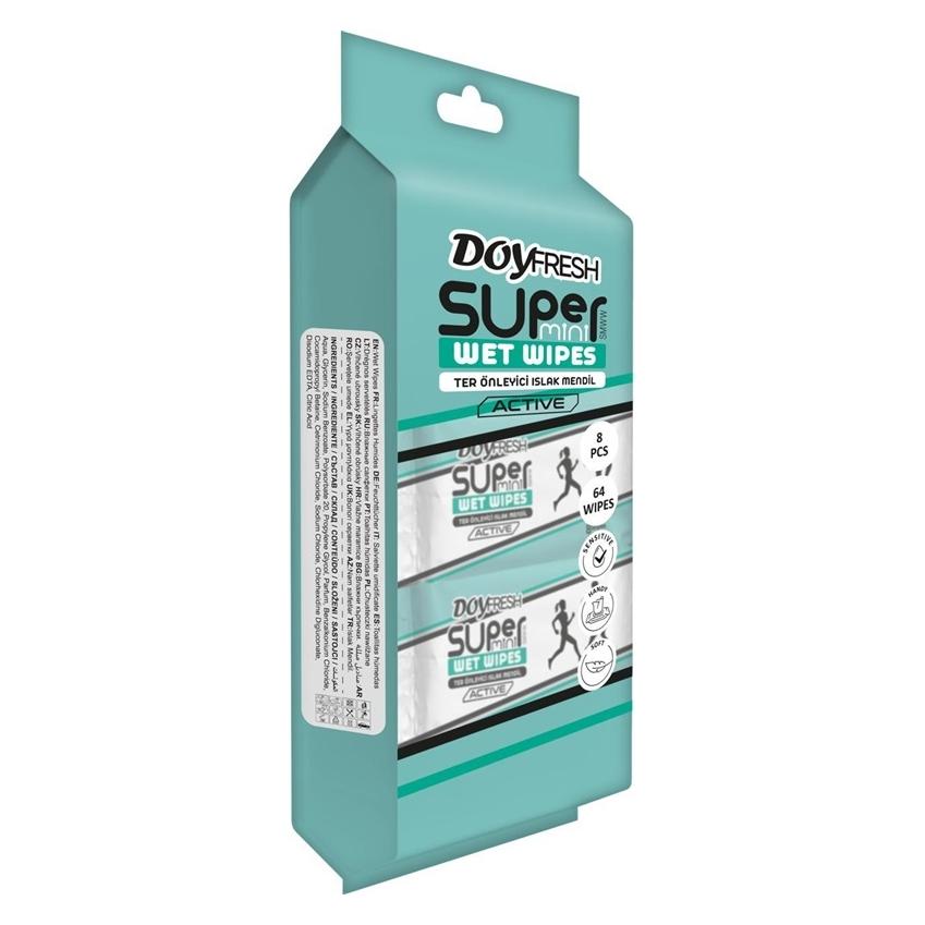 Huggies Feuchttücher Doyfresh SMWW Active, 8 x 8 Stück (8 Stk.) (78224746)
