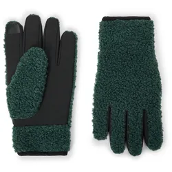 Tchibo - Teddy-Handschuhe - Unisex - Gr. 7,5 - dunkelgrün