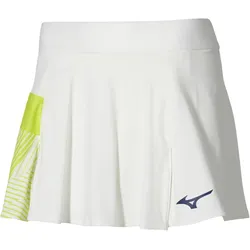 Mizuno Stargazer Flying Tennisrock Damen 74 - white/yellow M