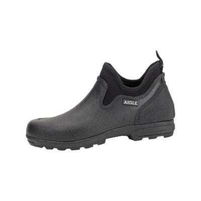 Gummistiefel AIGLE "Lessfor Plus", Damen, Gr. 39, schwarz (noir), Obermaterial: 100% Gummi rubber., Schuhe Gummistiefel