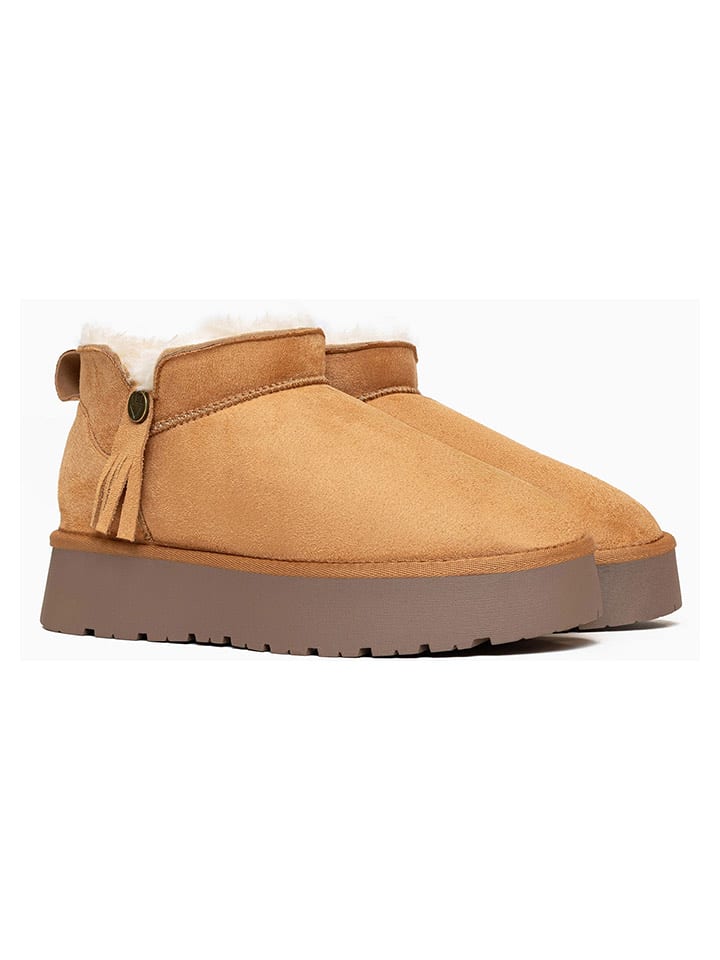 ISLAND BOOT Ankle-Boots "Ilonie" in Hellbraun - 41