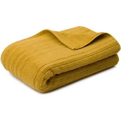 Gözze Frottierserie Mailand Bamboo senf Waschhandschuh 17x24 cm