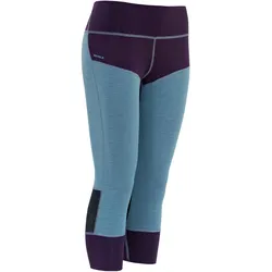 Devold, Damen, Funktionsunterhose, Women's Tuvegga Sport Air 3/4 Long Johns (M), Violett, Blau, M