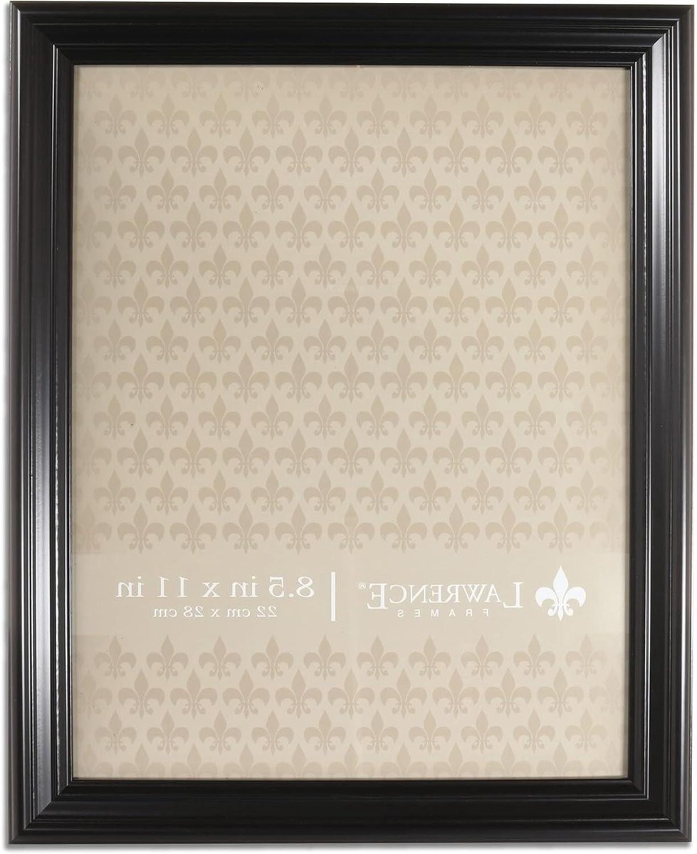 Blauwe decoratieve fotolijst voor wand of tafel met dubbelzijdig ophangsysteem, 21.5 x 28 cm