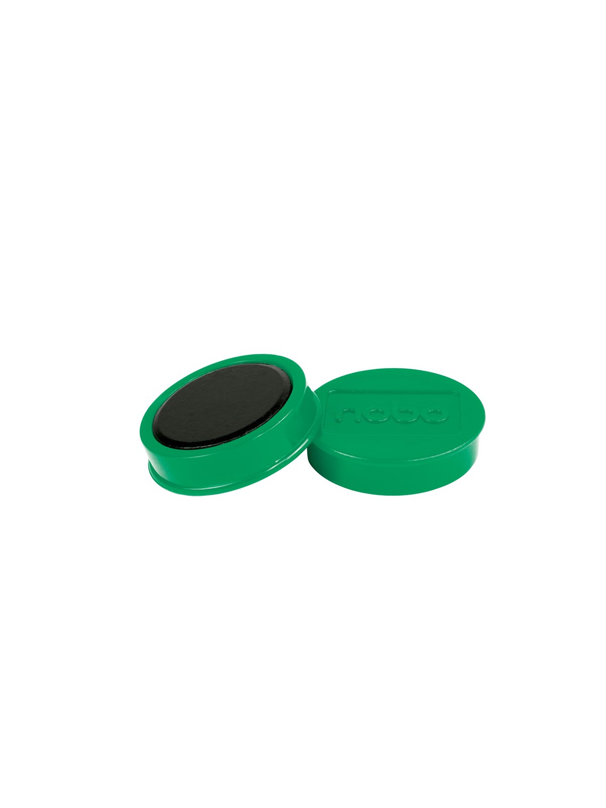 Nobo Magnete, 38 mm, extra stark, 10 Stück, farbig sortiert Grün