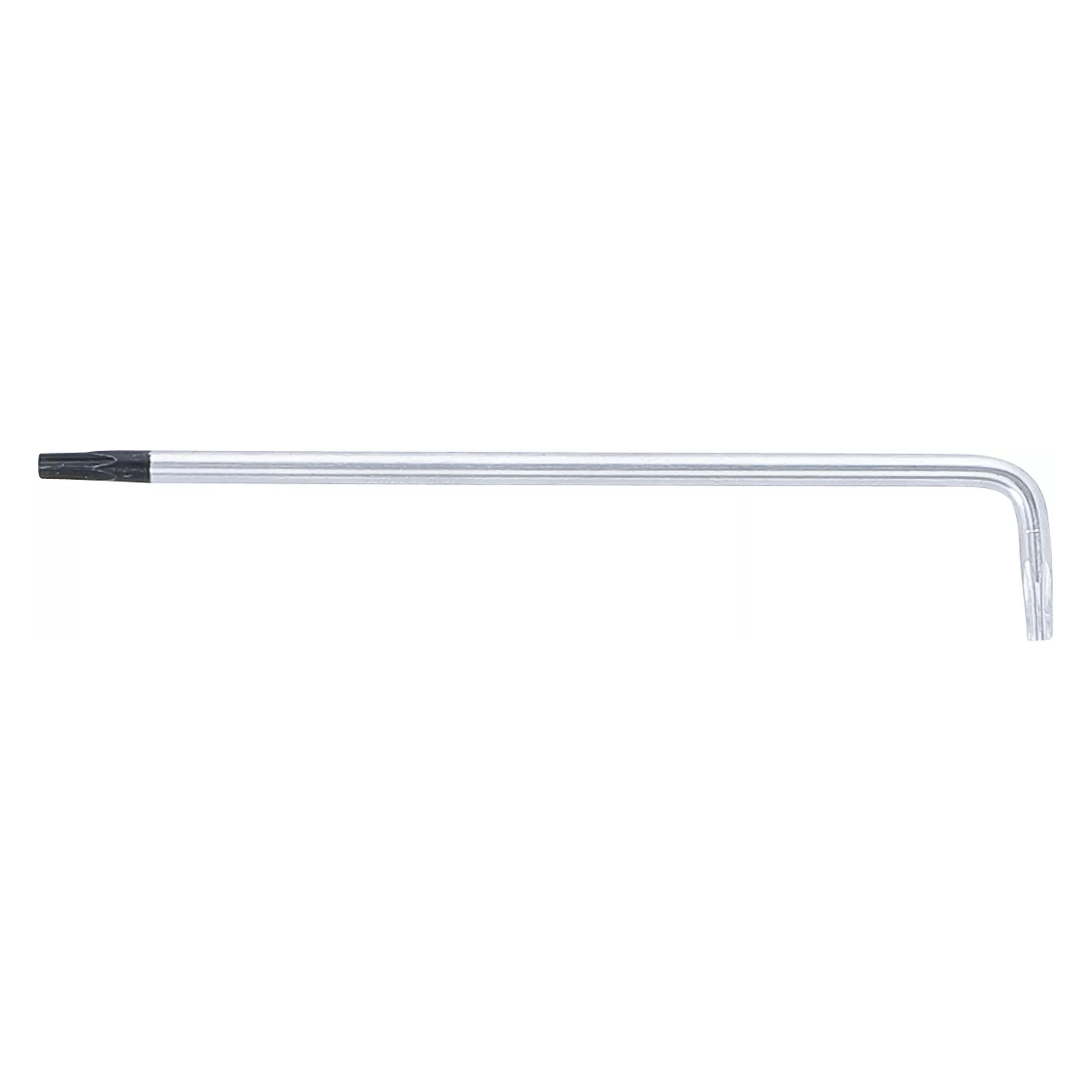 BGS Winkelschlüssel extra lang T-Profil (für Torx) mit/ohne Bohrung T10 (T-profil) (794-T10)