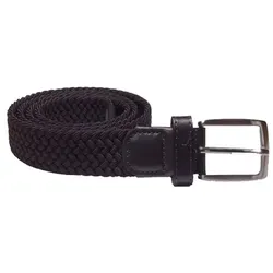 Alberto 8372 geflochtener Damengürtel schwarz