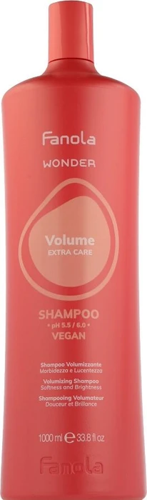 Fanola Wonder Volume Extra Care Shampoo (Flüssiges Shampoo, 1000 ml) (F1076618000)