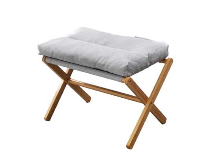 Niedriger Hocker aus natürlichem Bambus, Wohnzimmer, Sofa, Couchtisch Stabil, pflegeleicht, langlebig, leicht(Ash)