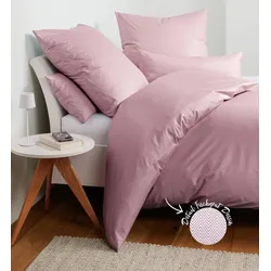 Janine Bettwäsche Interlock-Jersey 59000 kreiderosé Kissenbezug 40x40 cm