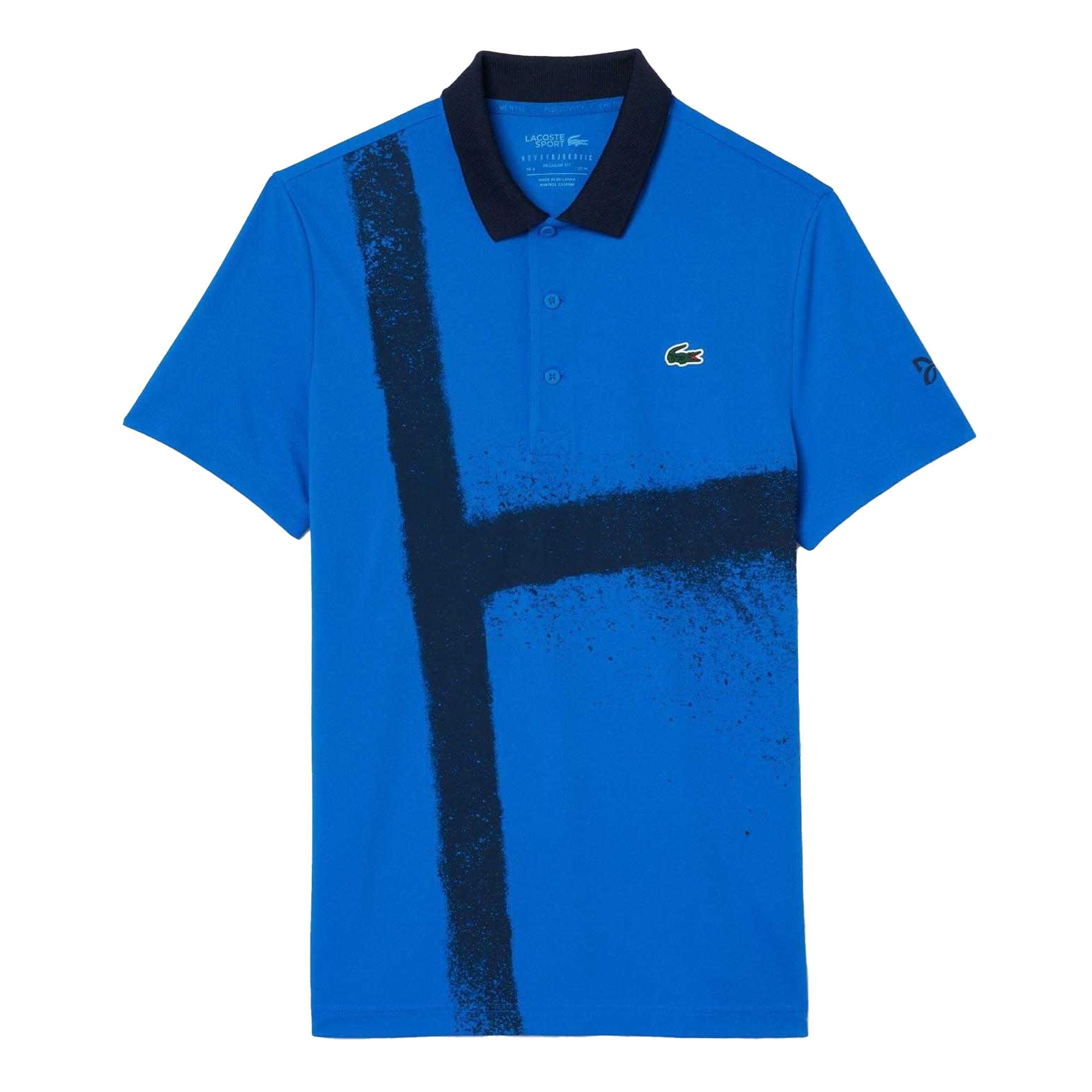 Lacoste - "Novak Djokovic" Poloshirt für Herren, Tennis (Blau)