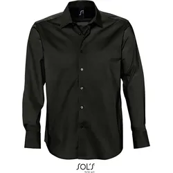 SOLS Herren Stretch Hemd langarm 17000 black L