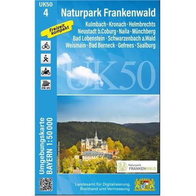 UK50-4 Naturpark Frankenwald (Umgebungskarte 1:50000), Sonstige von , Landesamt für Digitalisierung, Breitband und Vermessung, Bayern,
