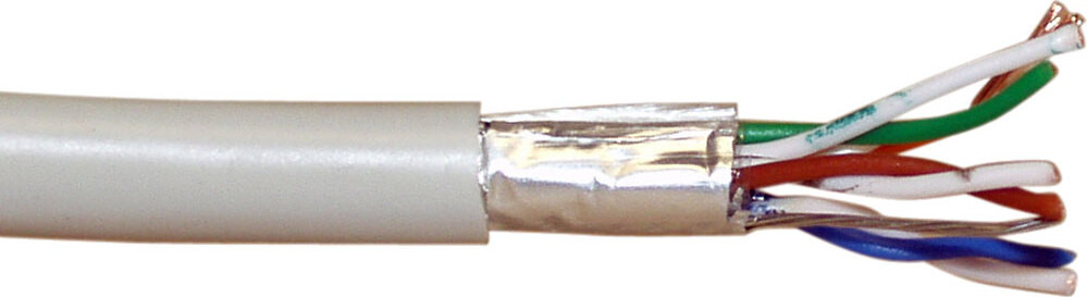 InLine 72198 Cat5e F/UTP (FTP) Netwerkkabel, 100 meter, grijs