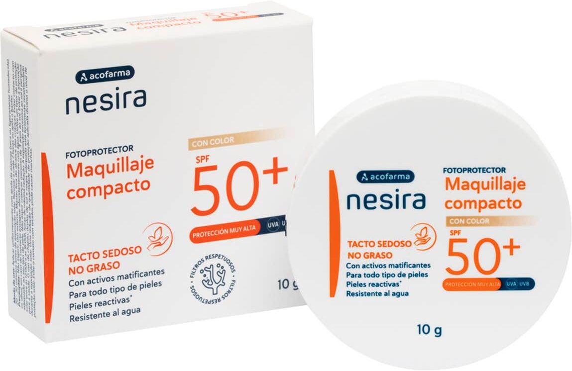 Nesira Maquillaje Compacto SPF50+ 10g