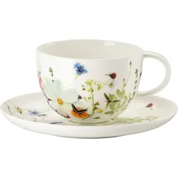 Brillance Teetasse 300 ml Frühlingsgarten mit Untertasse