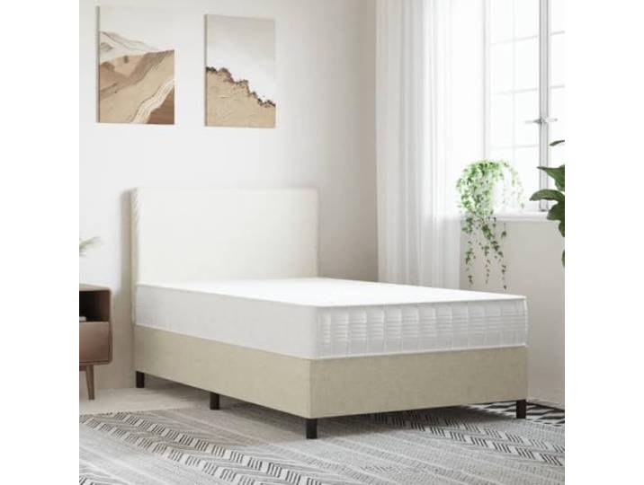 KKgypkn Taschenfederkernmatratze 140x190 cm mittelfest mit 7 Liegezonen, atmungsaktivem Stoff und Handabzieher für einfachen Transport, komprimiert verpackt