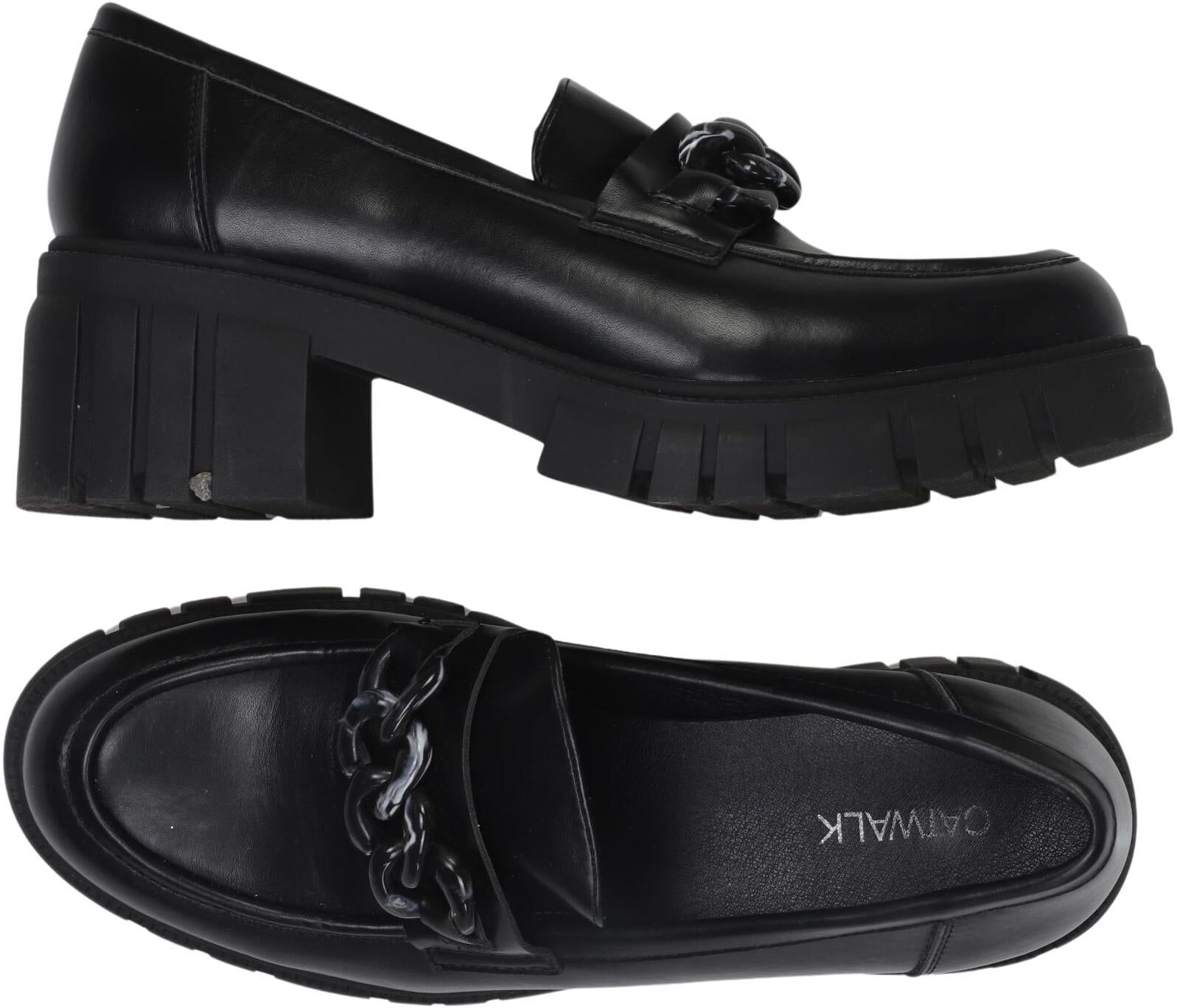 Catwalk Damen Halbschuh, Schwarz, Gr. EU 41, Kunstleder - Second Hand