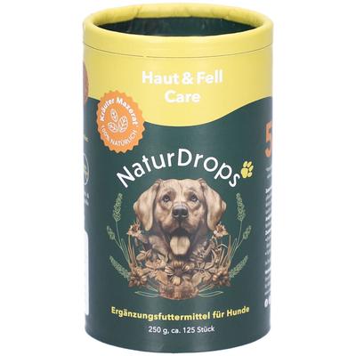 Naturdrops Haut & Fell Care Erg.Futterm.f.Hunde 250 g Futter