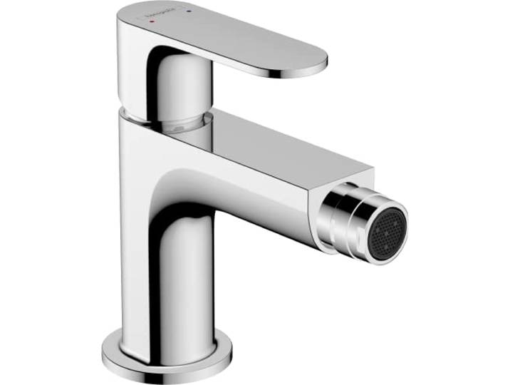 hansgrohe Eengreeps-bidetmixer Rebris S, bidetarmatuur met metalen trekstang, waterbesparend, chroom