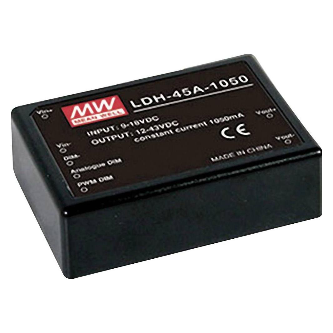 MeanWell MEAN WELL LDH-45B-1050, 45 W, 18 - 32 V, 1,05 A, 43 V, 53 mm, 75 mm (LDH-45B-1050)
