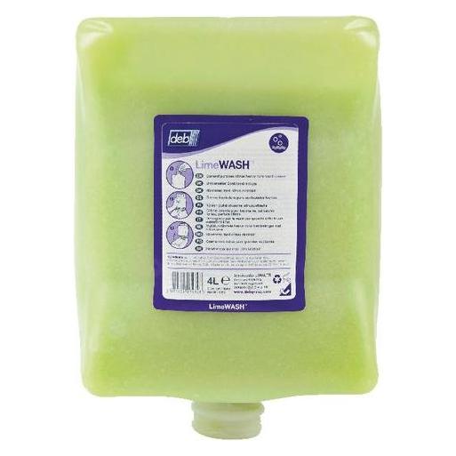 Deb Stoko Håndrens Solopol Lime 4l patron LIM4LTR - (4 liter pr. stk. x 4 ) (Flüssigseife, Handseife Nachfüllpackung, 4000 ml) (LIM4LTR)