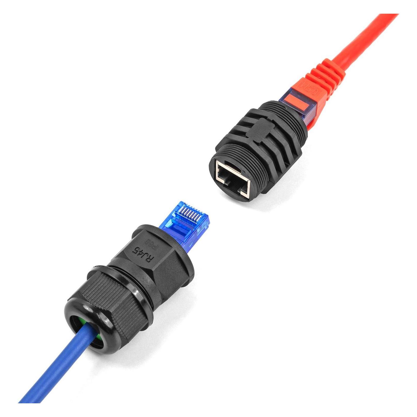 Delock RJ45 Cat.6A Einbaumodul IP67 staub- und wasserdicht (Netzwerk Kupplung) (87255)
