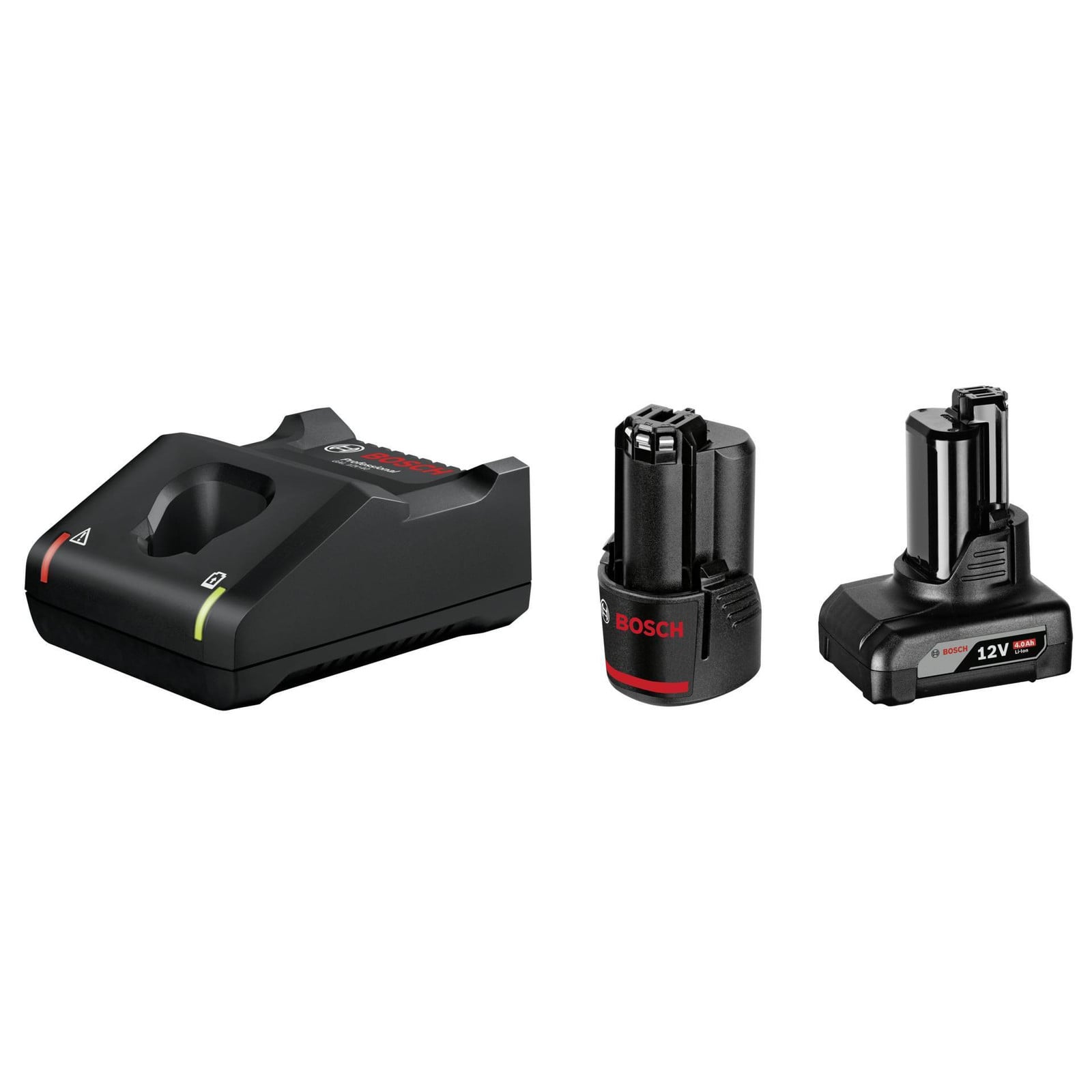 Set van 2 Bosch Professional accu's: 2.0Ah en 4.0Ah - 1600A01NC9