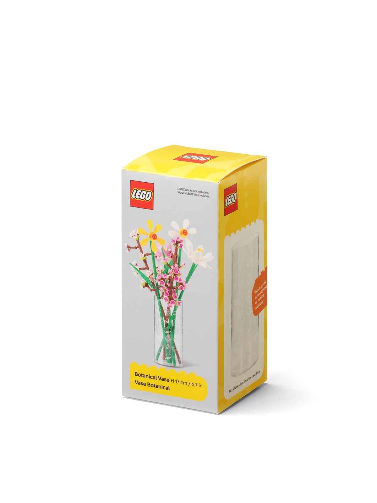 LEGO Zylindervase Brick Art Line - Transparent