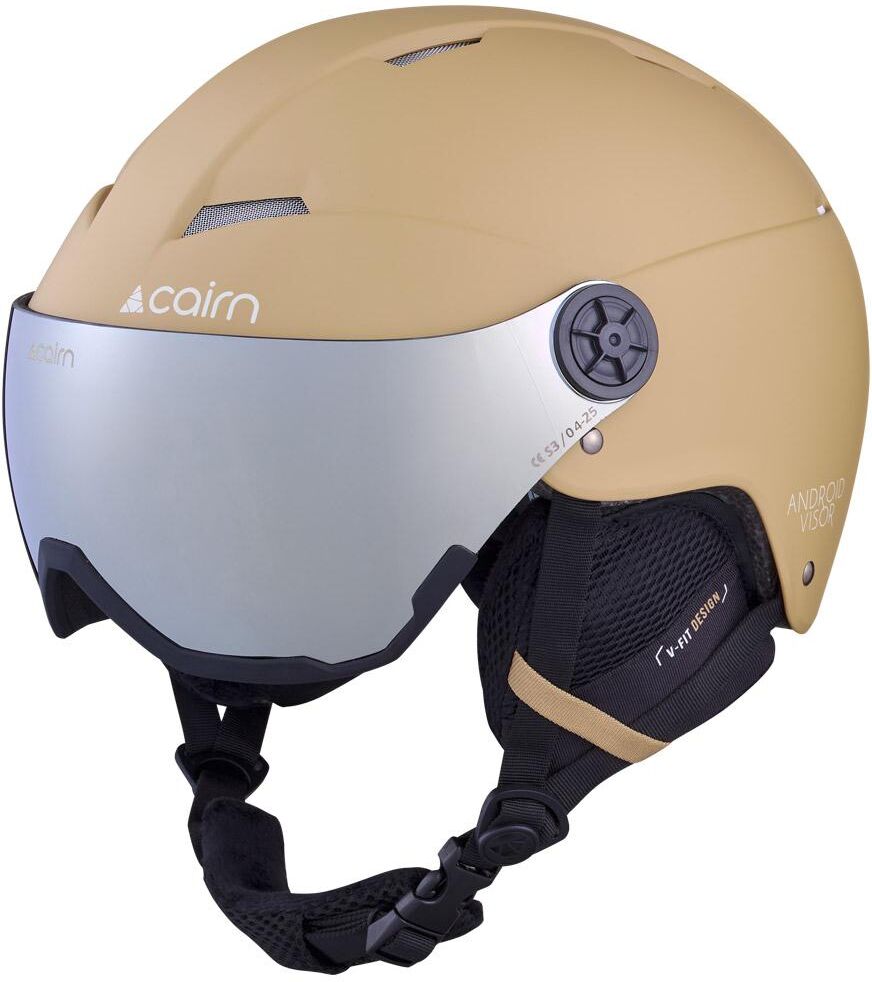 Cairn  - Android Visor Mat Linen - S - Casque de ski avec visière