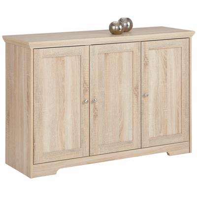 Sideboard OTTO HOME "Nanna", braun (sonoma eiche), B:120cm H:80cm T:39cm, Sideboards, Sideboard, Kommode, Breite 118 cm