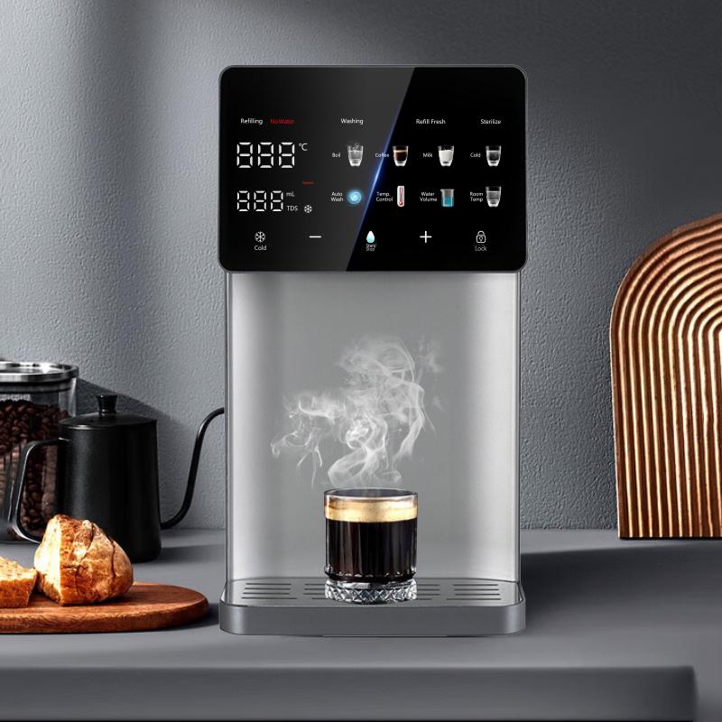 VIESTA CT140 Tisch-Umkehrosmoseanlage mit Heiß- und Kaltwasserfunktion - RO Wasseraufbereiter mit 4-in-1 Filter, UV, TDS-Anzeige und Touch-Display