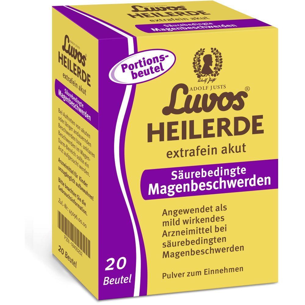 Luvos Heilerde extrafein akut Säureb.Magenbe.Btl. 20x6,5 g Pulver