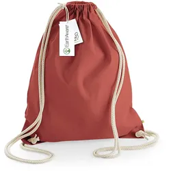 Westford Mill Schwerer EarthAware Bio Turnbeutel Sportbeutel W810 orange rust 37 x 47 cm