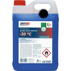 Eurolub Scheibenfrostschutz 810005, Klare Sicht Winter, bis -30°C, gebrauchsfertig, Kanister 5 Liter