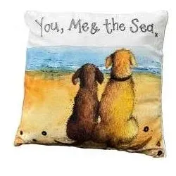 Alex Clark Art, Dekokissen, Pillow CU64 Du, Ich und das Meer (45 x 45 cm)