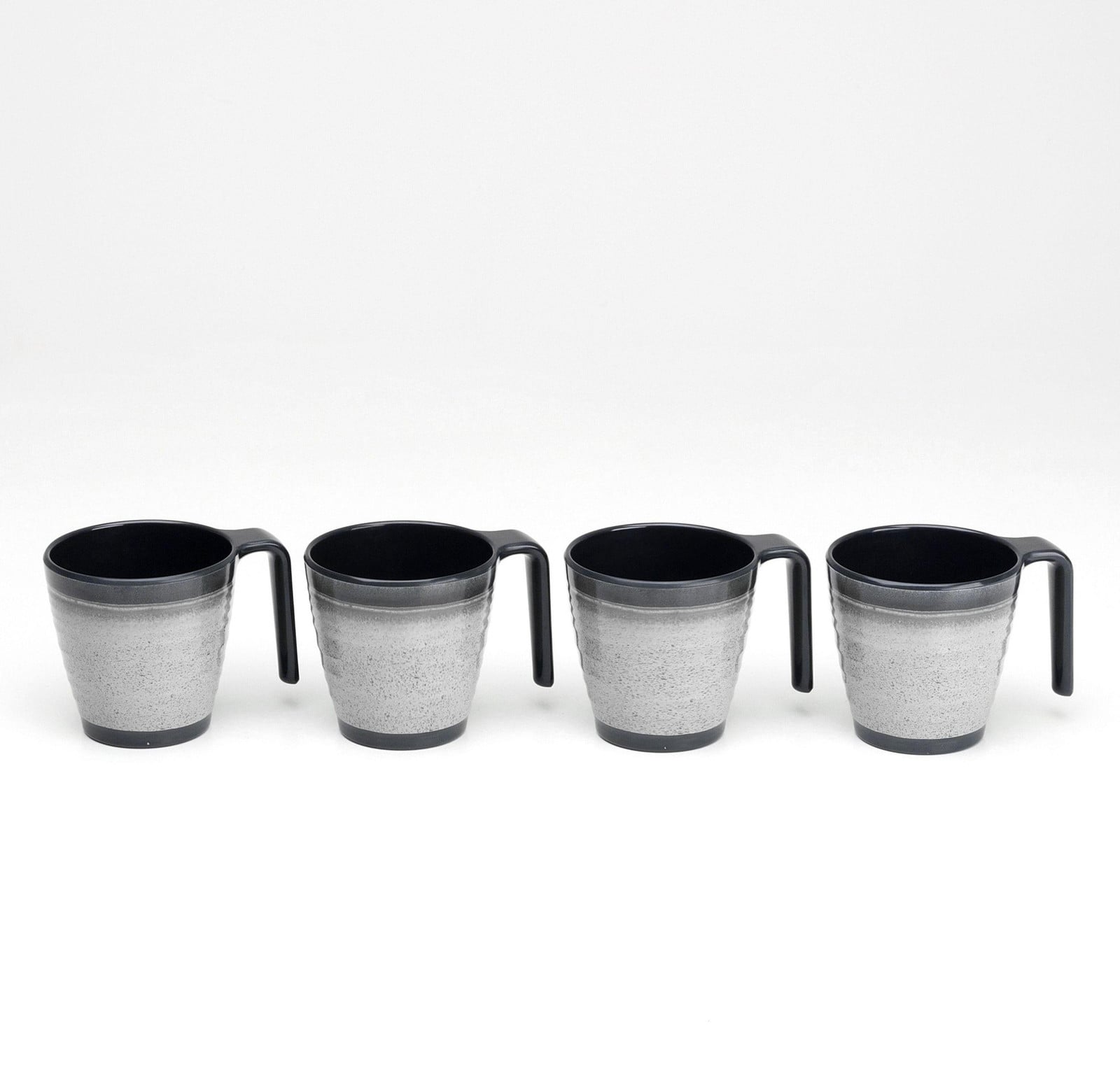 Flamefield Stapelbekers, set van 4, grijs
