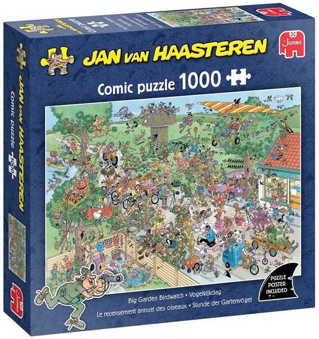 Jumbo Games Puzzle 1000 pcs Jan van Haasteren : Le recensement annuel des oiseaux - Jumbo